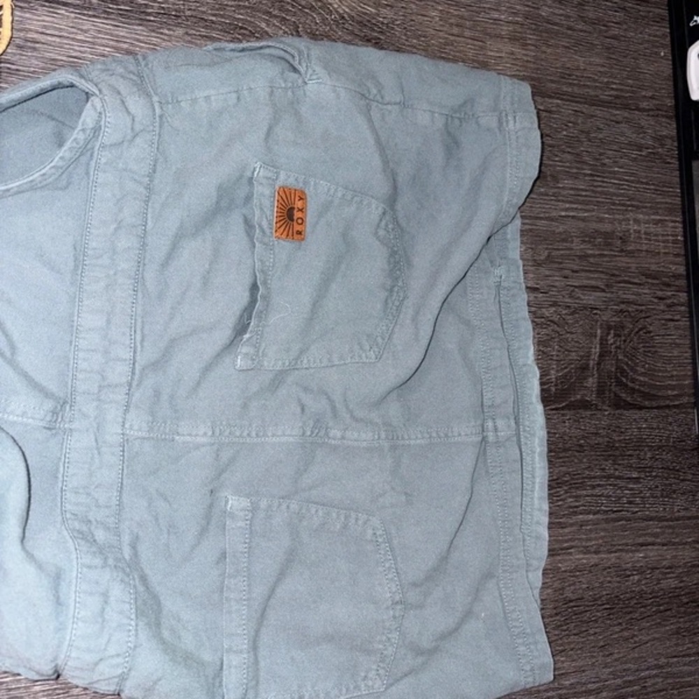 Roxy Kids Light Gray Overalls Jumper - Picture 4 of 5